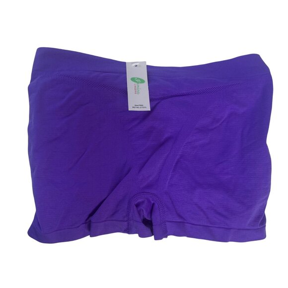 Femina Seamless Padded Boyshorts Shapewear Enhancement Purple Size OS New - Picture 1 of 12